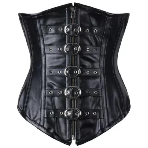 Leather corset